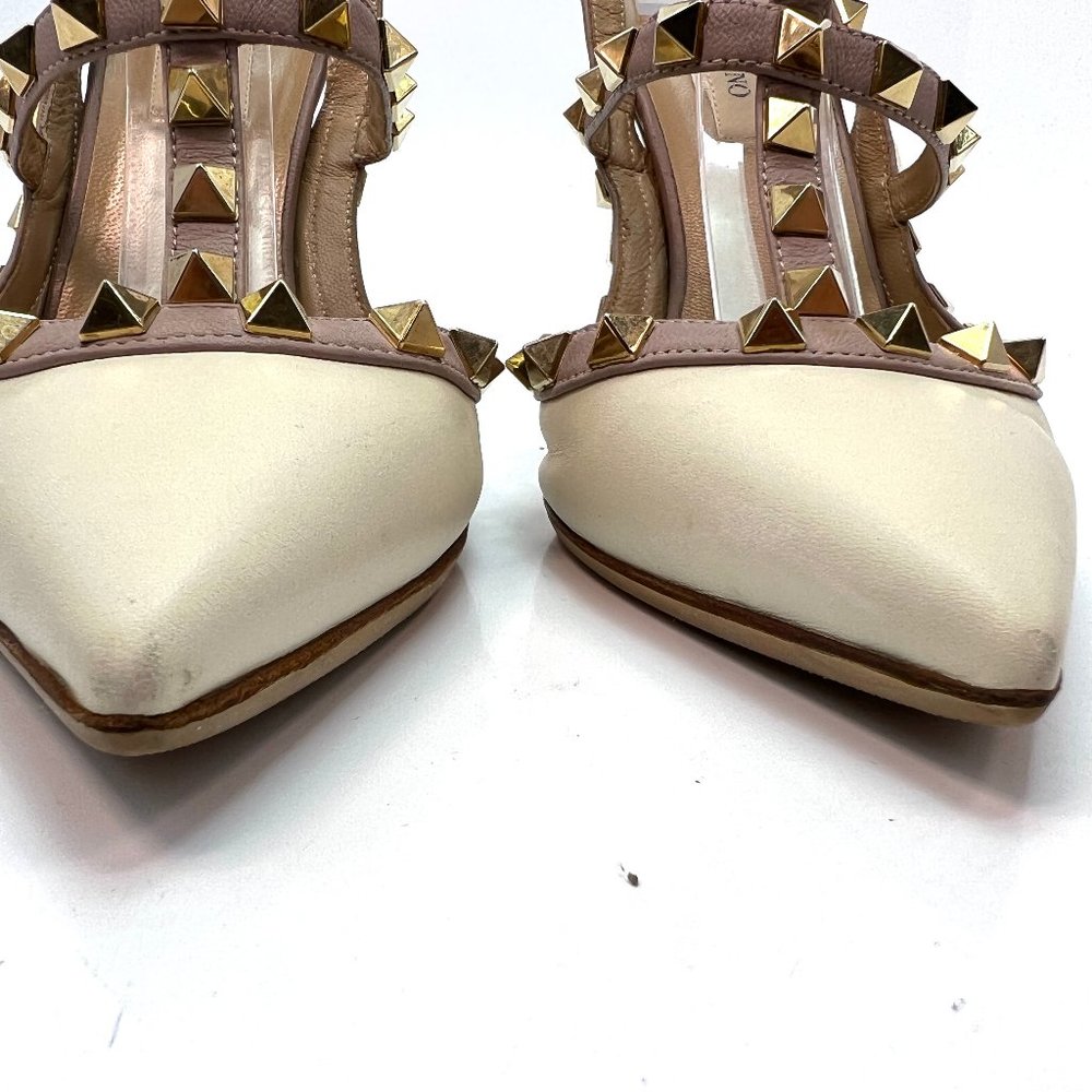 🌷❤️‍🔥FINAL SALE 🔥 NO OFFERS🌷💥Valentino Garavani Rockstud Pumps 36.5 - Picture 4 of 8